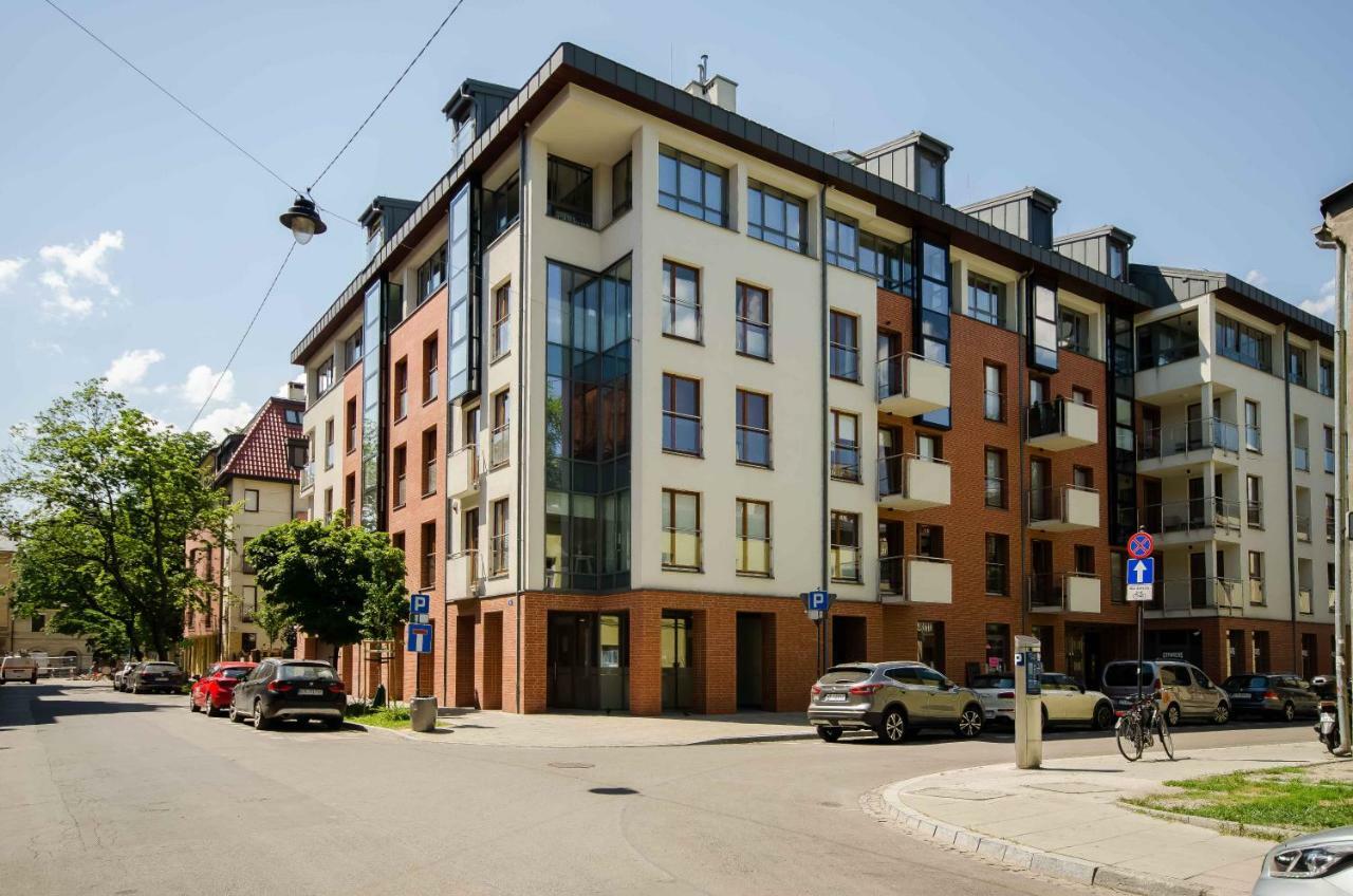 Central Kazimierz Apartment With Balcony Kraków Exteriör bild